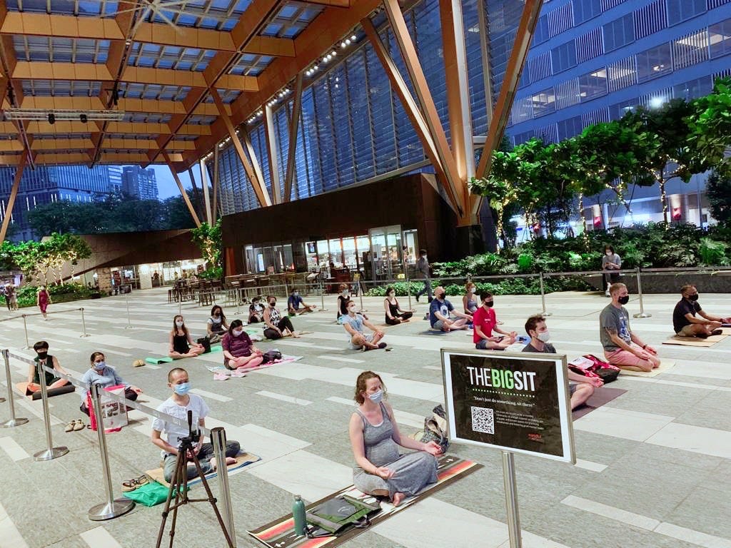 The Big Sit at Urban Park Guoco Tower Singapore