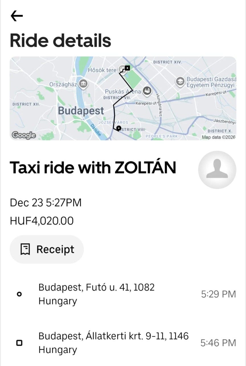 uber ride details uber ride details