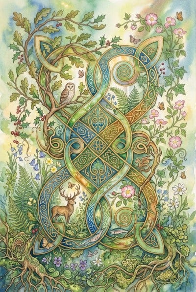 Nature as a Celtic knot Nature as a Celtic knot