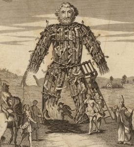 sacrifice wicker man
