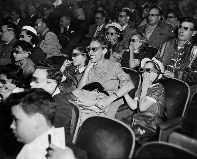 Weegee's infrared pictures of movie theater customers, New York City, 1943  : r/TheWayWeWere