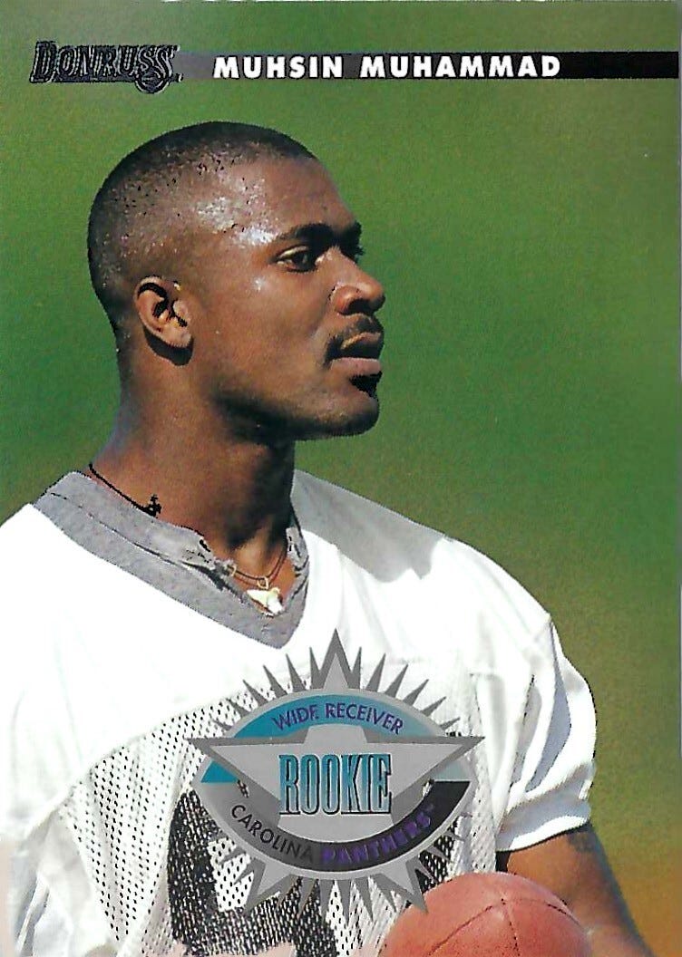 1996 Donruss Rookie Muhsin Muhammad -Carolina Panthers | eBay