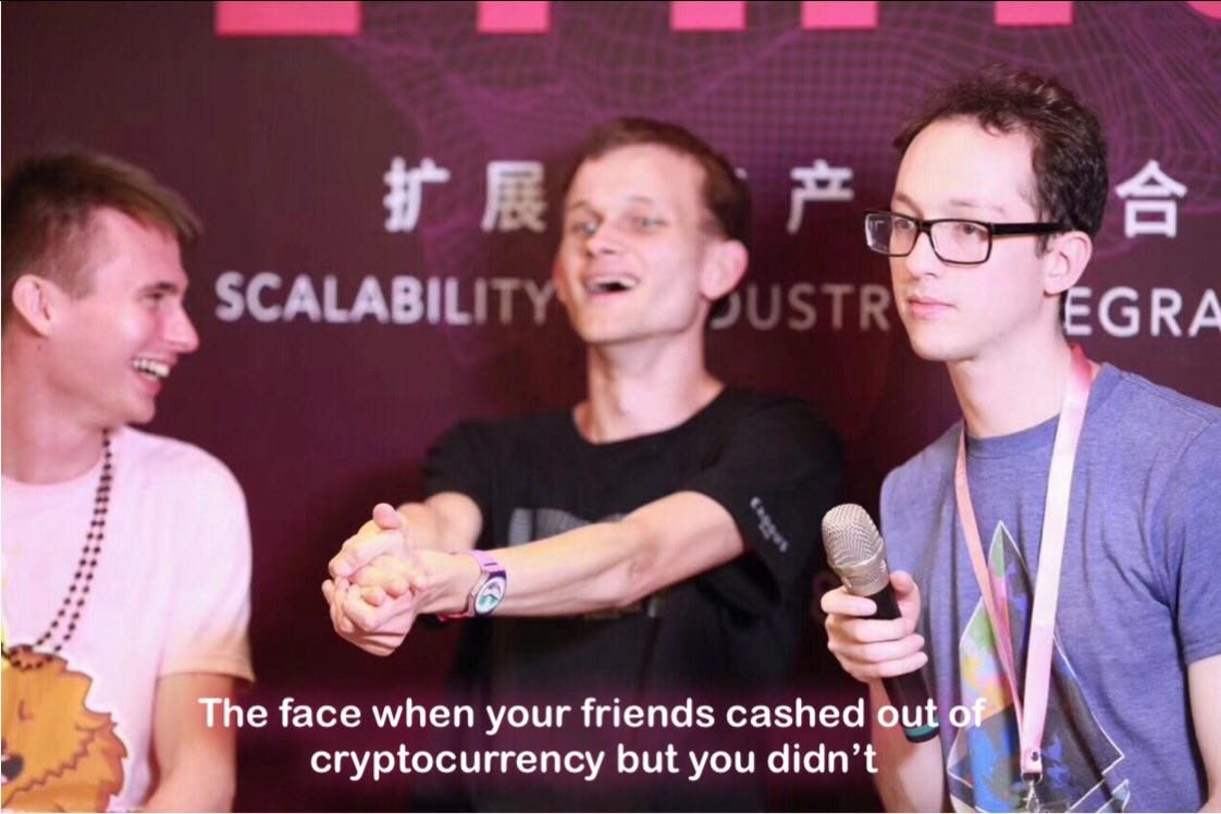 With ETH falling below $200, this type of humor was common in September, 2018