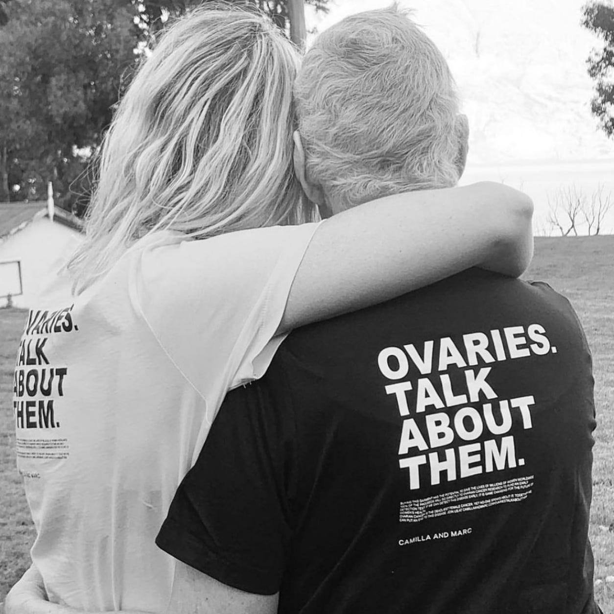 Ovarian Cancer research. Camilla and Marc