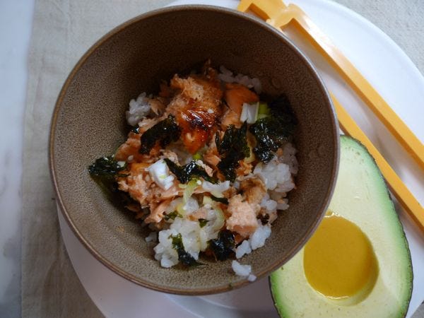 salmon bowl