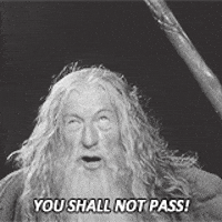 Shall Not Pass GIFs - Find & Share on GIPHY Shall Not Pass GIFs - Find & Share on GIPHY