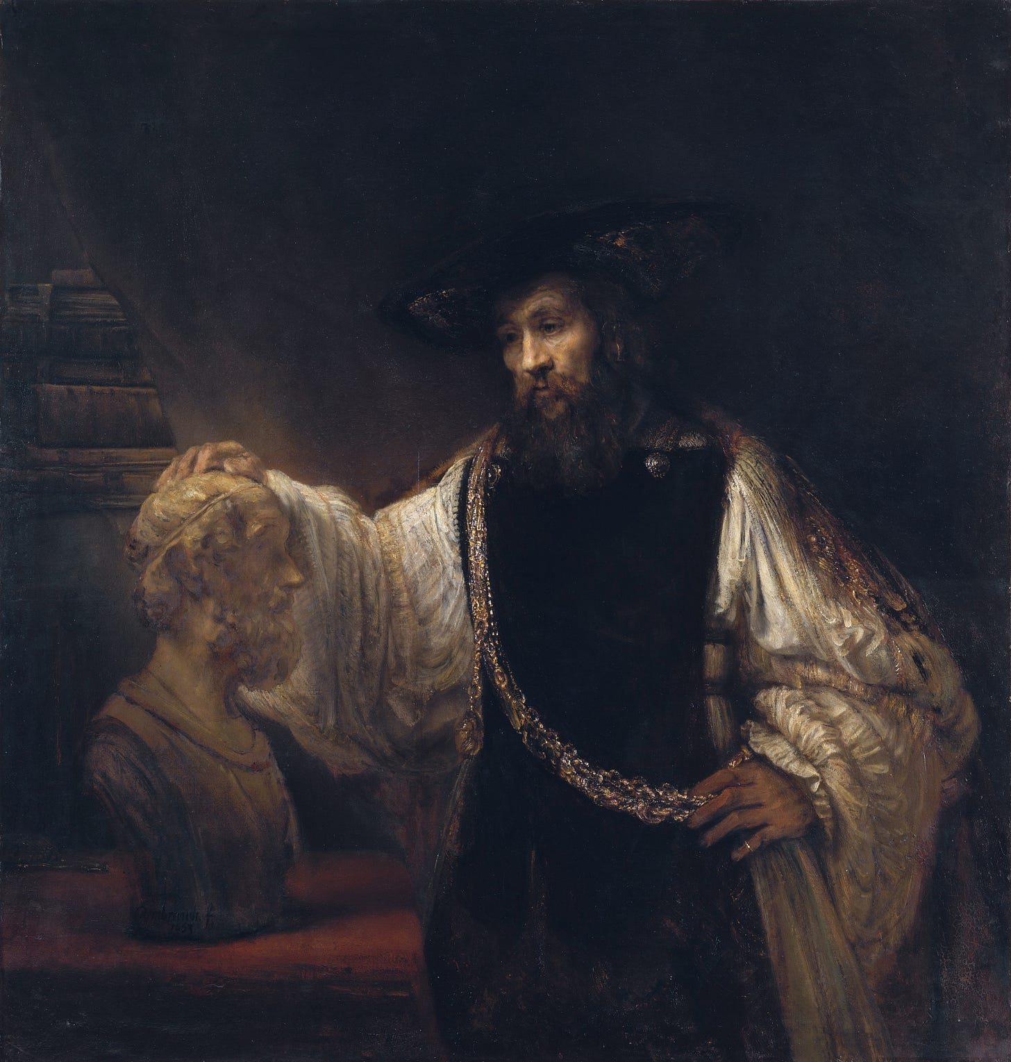 Aristotle with a Bust of Homer - Wikipedia