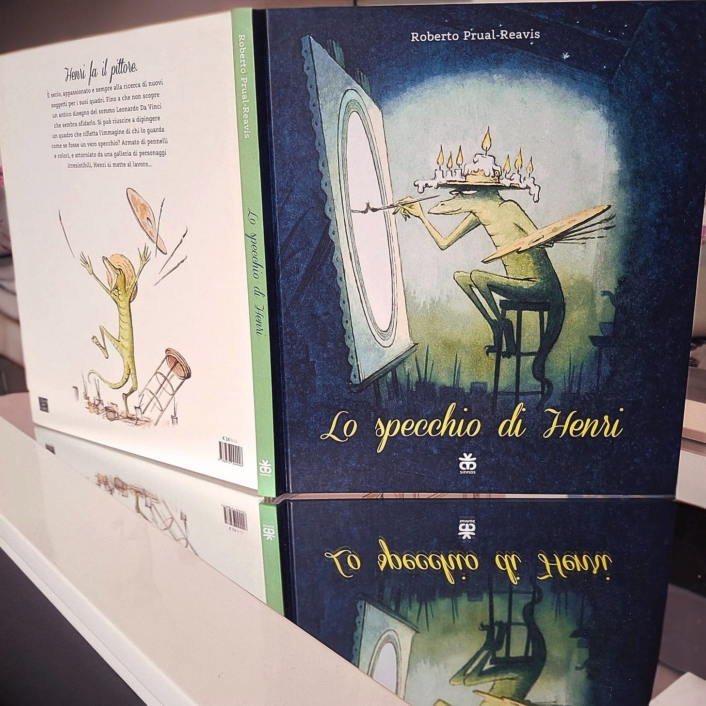 Enzo Venezia, Alice oltre lo specchio, Edizioni Piuma 2024; Roberto Prual - Reavis, Lo specchio di Henri, Sinnons Editrice 2020