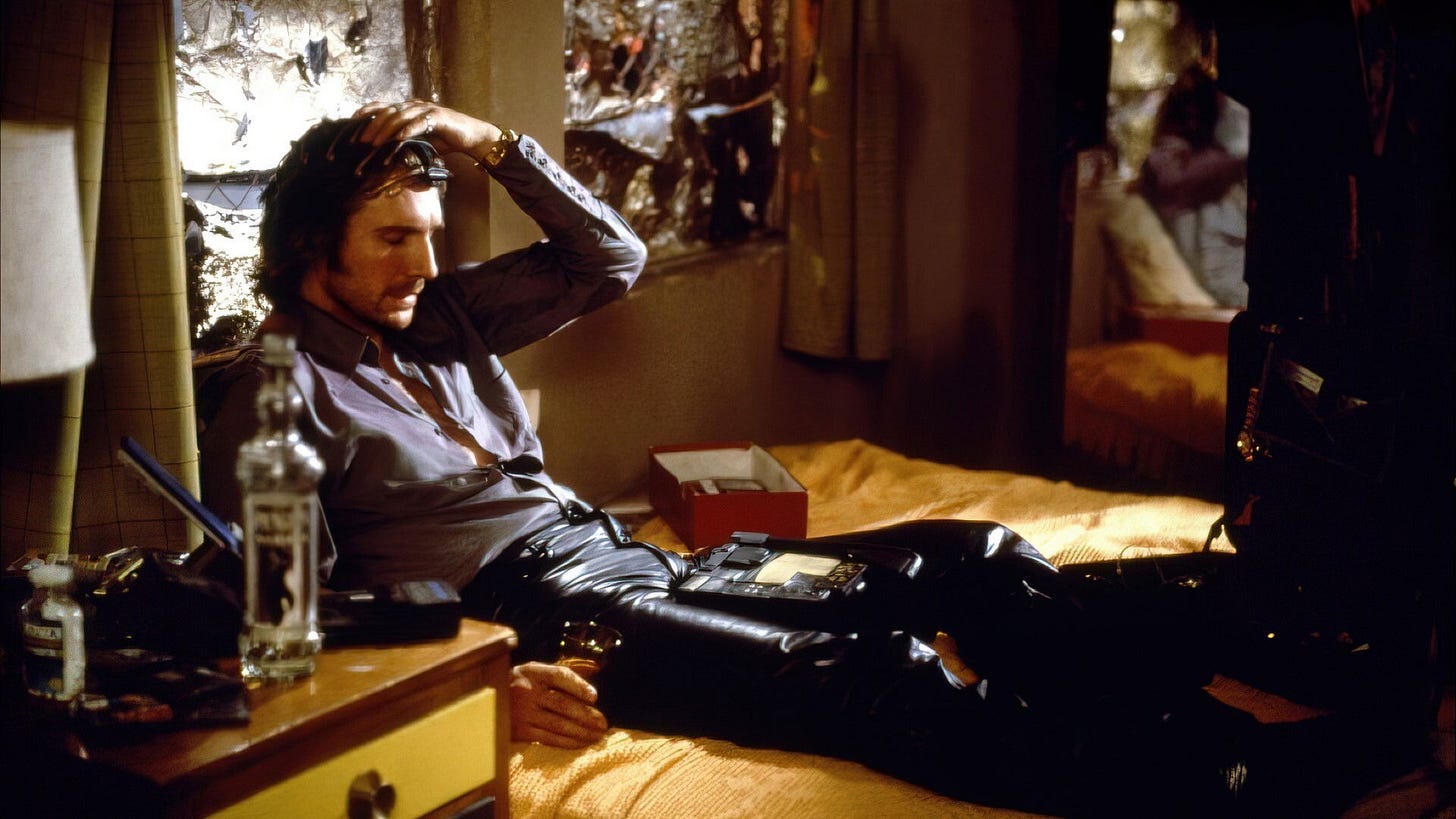 Strange Days | Still features Ralph Fiennes as Lenny Nero, "wired" in.