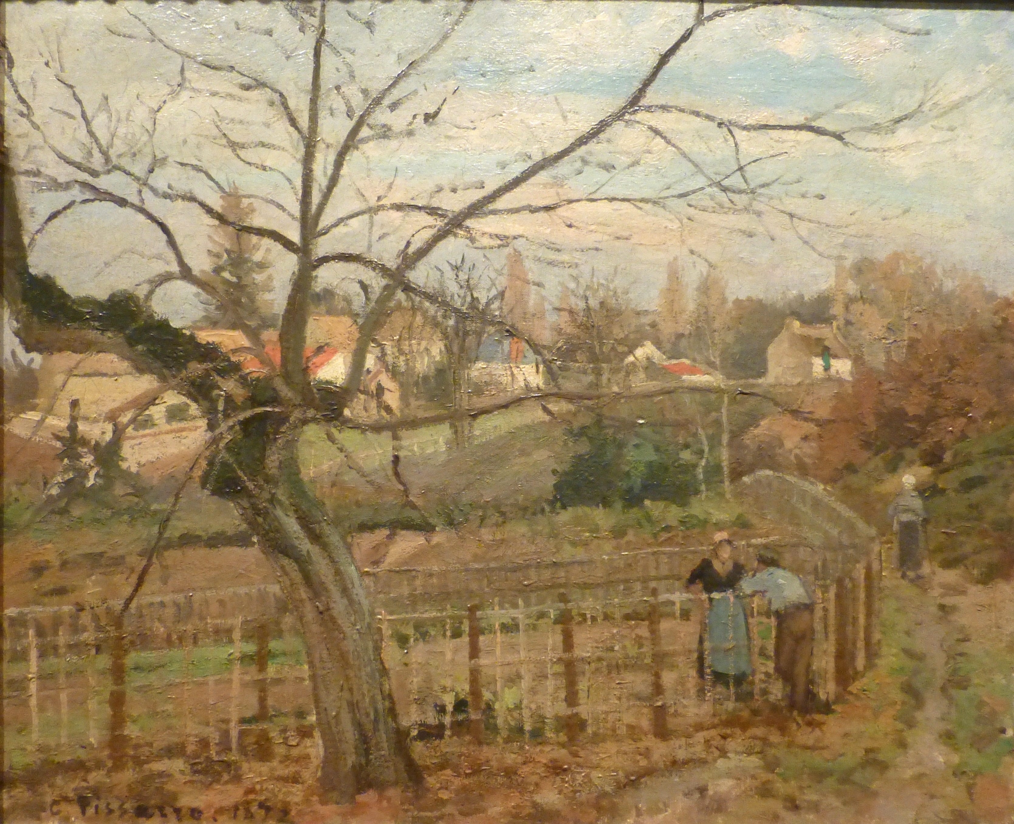 絵画 CamillePissarro,VuedeStamfordBrookCommon Cityscape Avenue de l'Opera (Camille Pissarro) reproduction