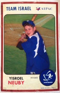 Batting 2, playing right field, Yisoel Neuby.