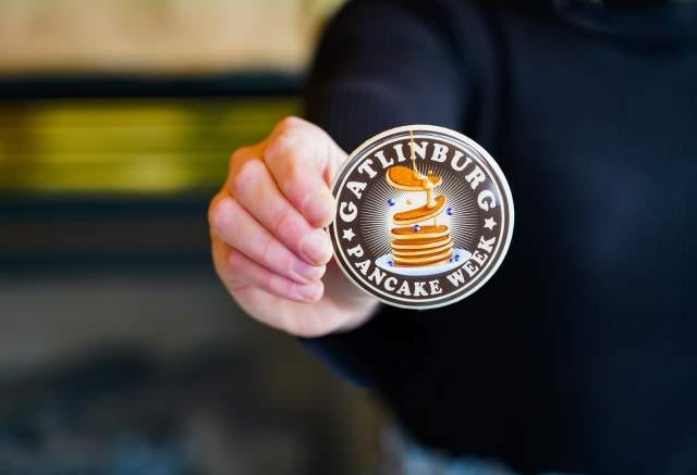 Pancake week sticker