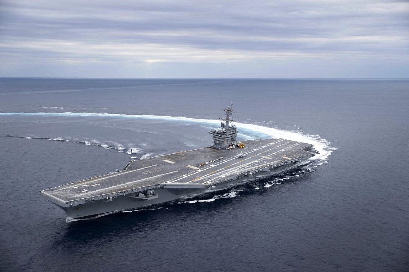 The 'USS Abraham Lincoln' has arrived in the Middle East - JNS.org The 'USS Abraham Lincoln' has arrived in the Middle East - JNS.org