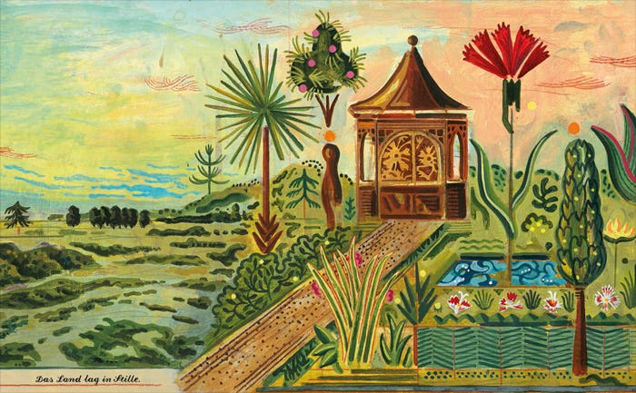 Illustration by ATAK from ‘Der Garten / The Garden’ – published by Verlag Antje Kunstmann, Germany