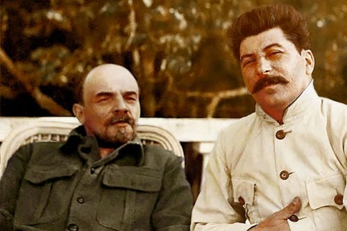 Vladmir Lenin and Josef Stalin in Gorki, 1922 WW2 Photo Glossy 4*6 in С030 - Picture 1 of 2 Vladmir Lenin and Josef Stalin in Gorki, 1922 WW2 Photo Glossy 4*6 in С030 - Picture 1 of 2
