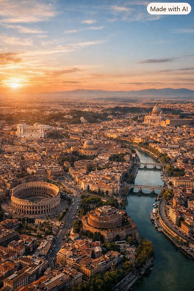Rome vue depuis le ciel Rome vue depuis le ciel