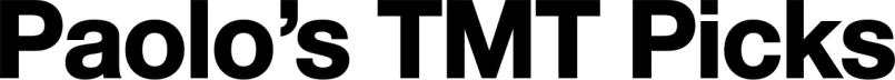 Paolo’s TMT Picks 