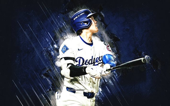 Download Shohei Ohtani, Los Angeles Dodgers, Japanese baseball player, blue  stone background, grunge art, MLB, USA, baseball, Shohei Ohtani Los Angeles  Dodgers wallpapers for desktop free. Pictures for desktop free