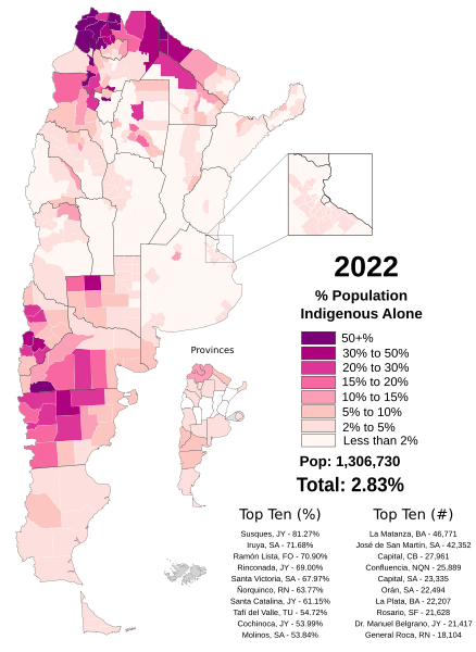 Archivo:Distribution of indigenous people in Argentina, 2022.svg Archivo:Distribution of indigenous people in Argentina, 2022.svg