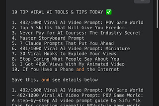 #482 VIRAL VIDEO PROMPT: POV Game world