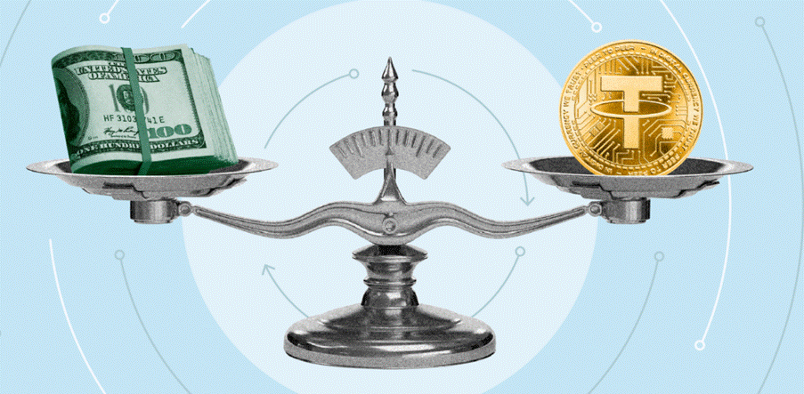 A scale with a coin and a green object on it

AI-generated content may be incorrect.