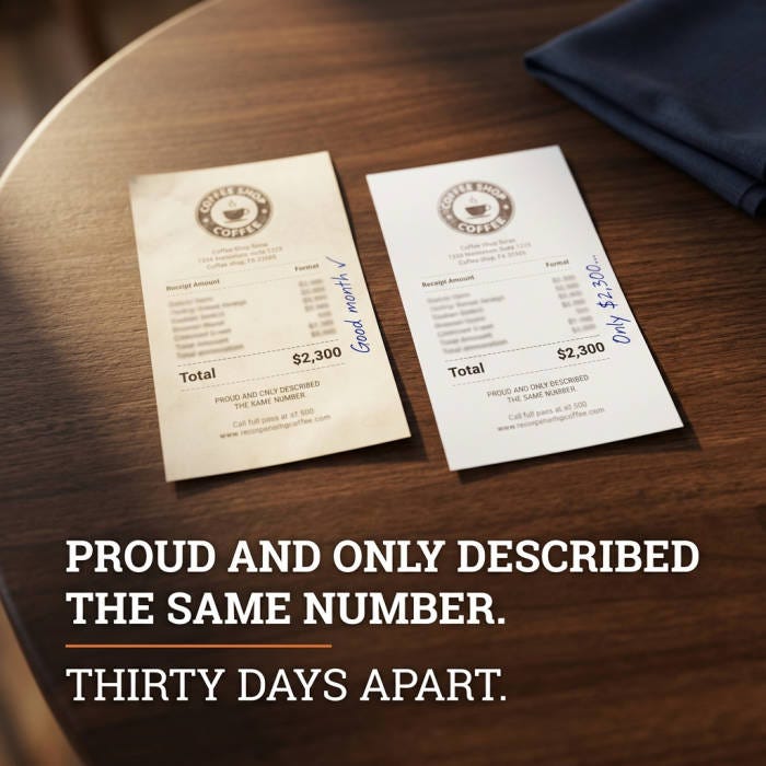 The same $2,300 — a win one month, a floor the next The same $2,300 — a win one month, a floor the next
