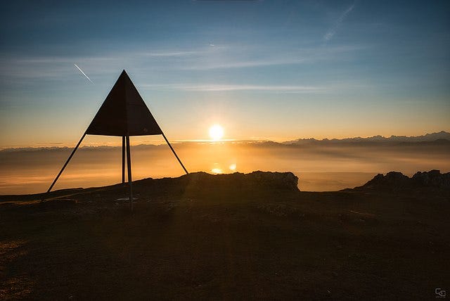 Sunrise From Mt. Tendre Sunrise From Mt. Tendre