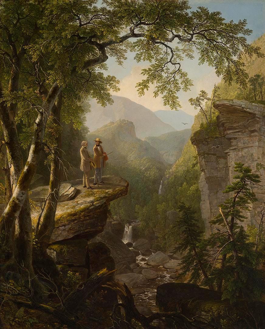 Kindred Spirits, Asher Brown Durand, 1849 Kindred Spirits, Asher Brown Durand, 1849