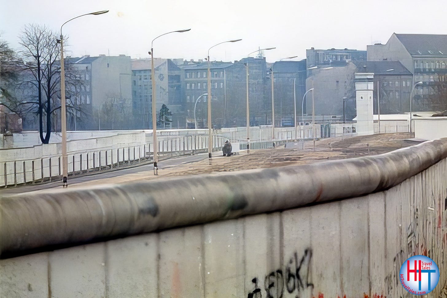 Historic photo of the Berlin Wall Historic photo of the Berlin Wall