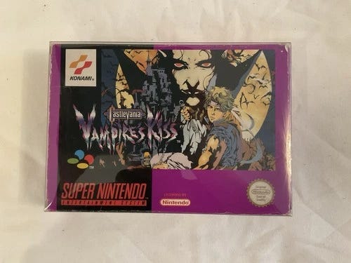 Castlevania Vampires Kiss SNES - Picture 1 of 8 Castlevania Vampires Kiss SNES - Picture 1 of 8