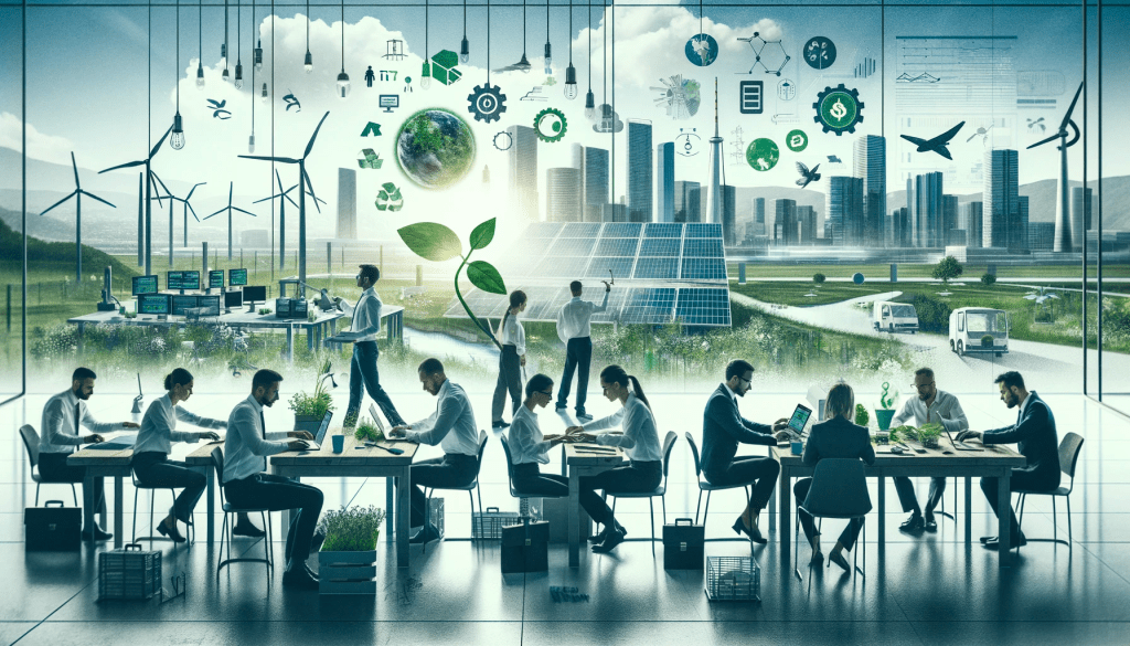 Two-tier workforce: Experienced humans thriving in high-tech office while robots/AI displace entry-level roles – class divide in AI era