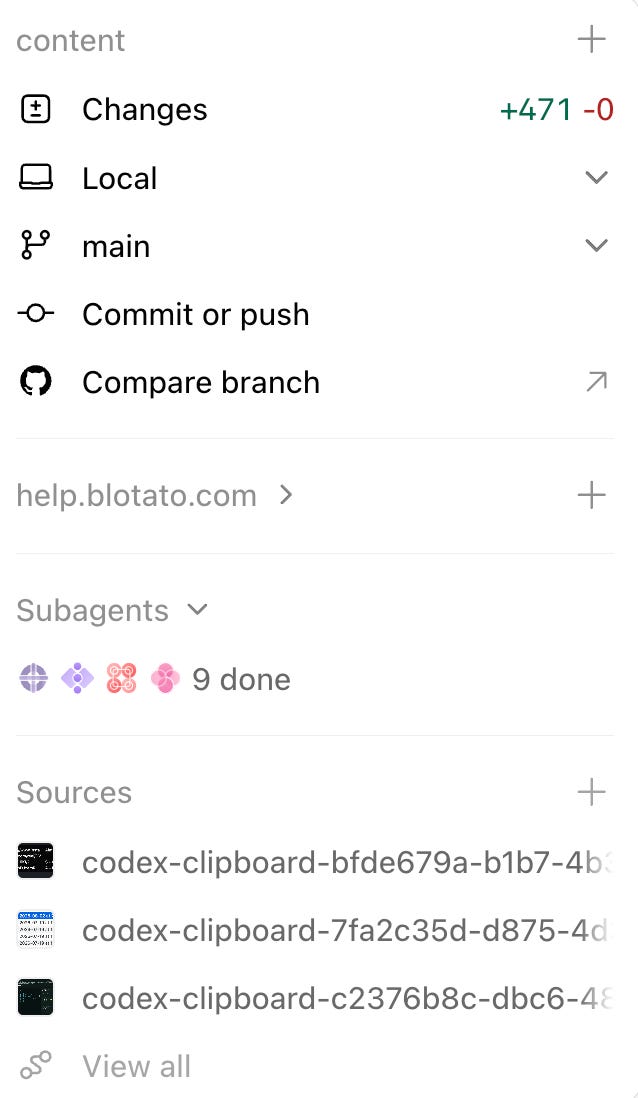 Codex Git sidebar: Changes, branch, commit, push, and compare Codex Git sidebar: Changes, branch, commit, push, and compare