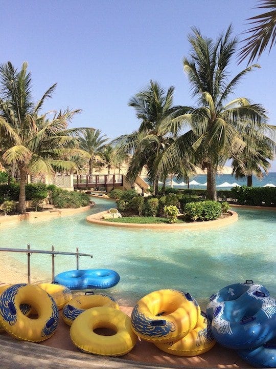 The lazy river!