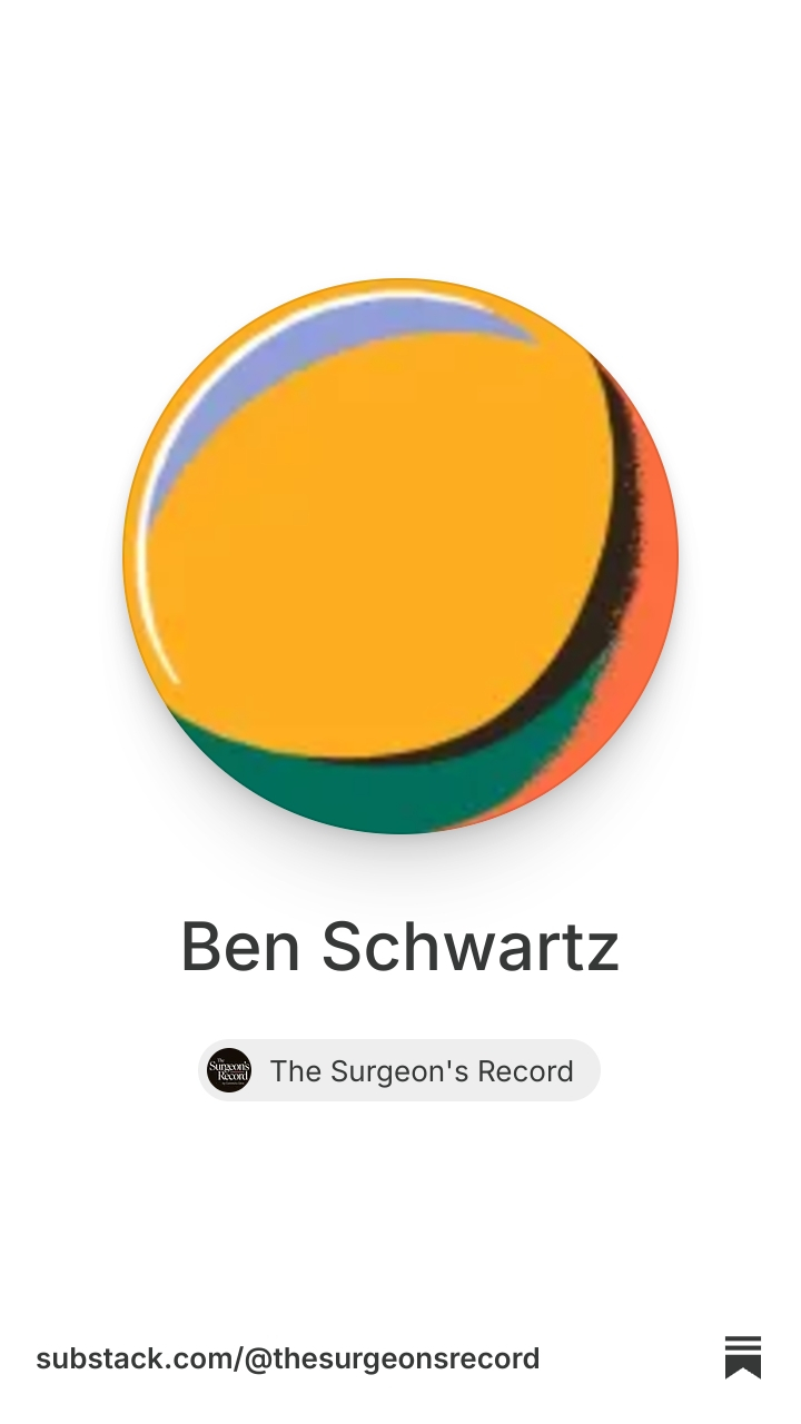 Ben Schwartz | Substack