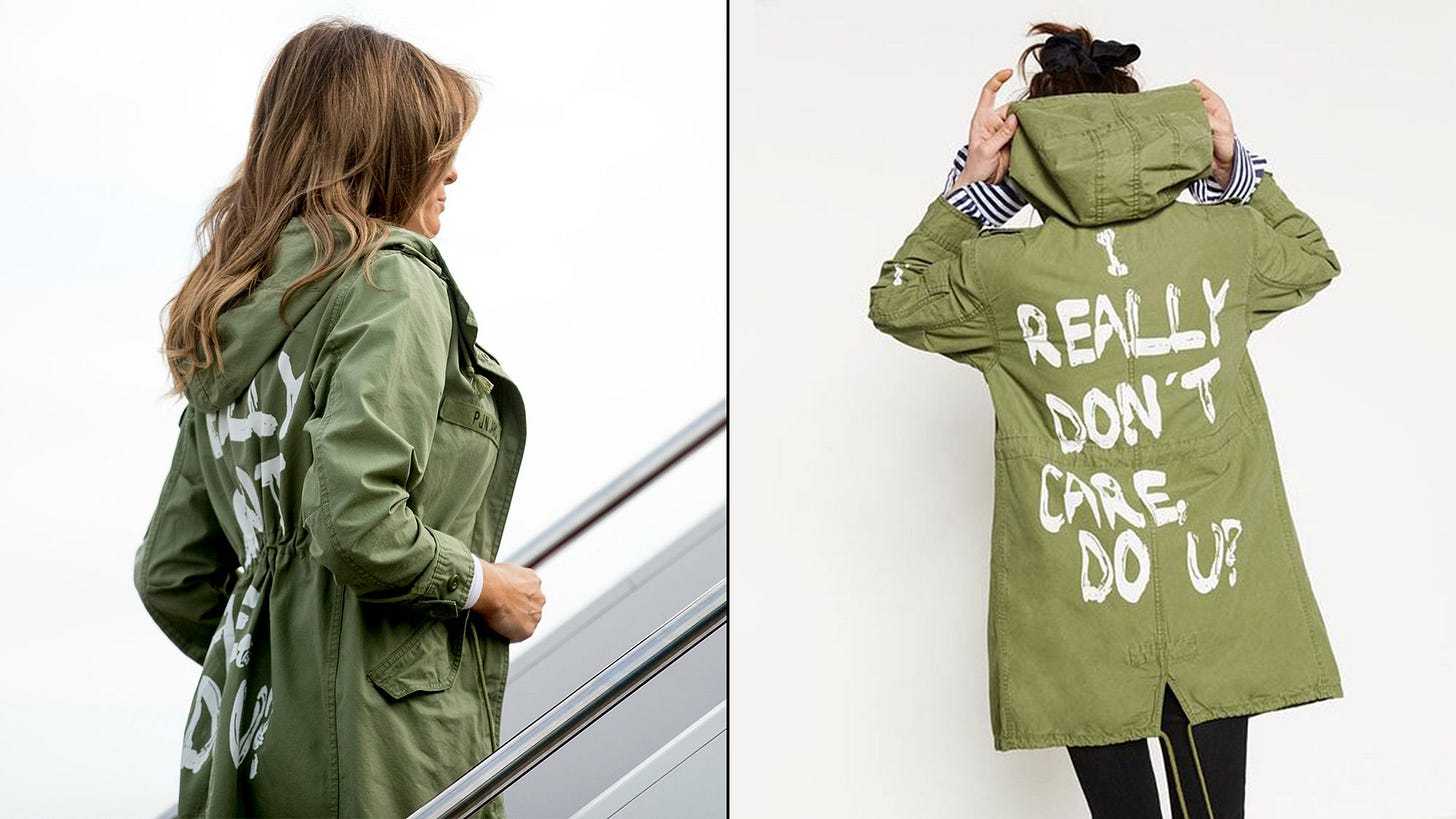 Melania Trump totally changed her story on the 'I really don't care' jacket  | CNN Politics