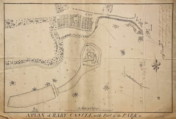(3) Dixon's 'Plan of Raby Castle with Part of the Park &c' (MR 823_6)