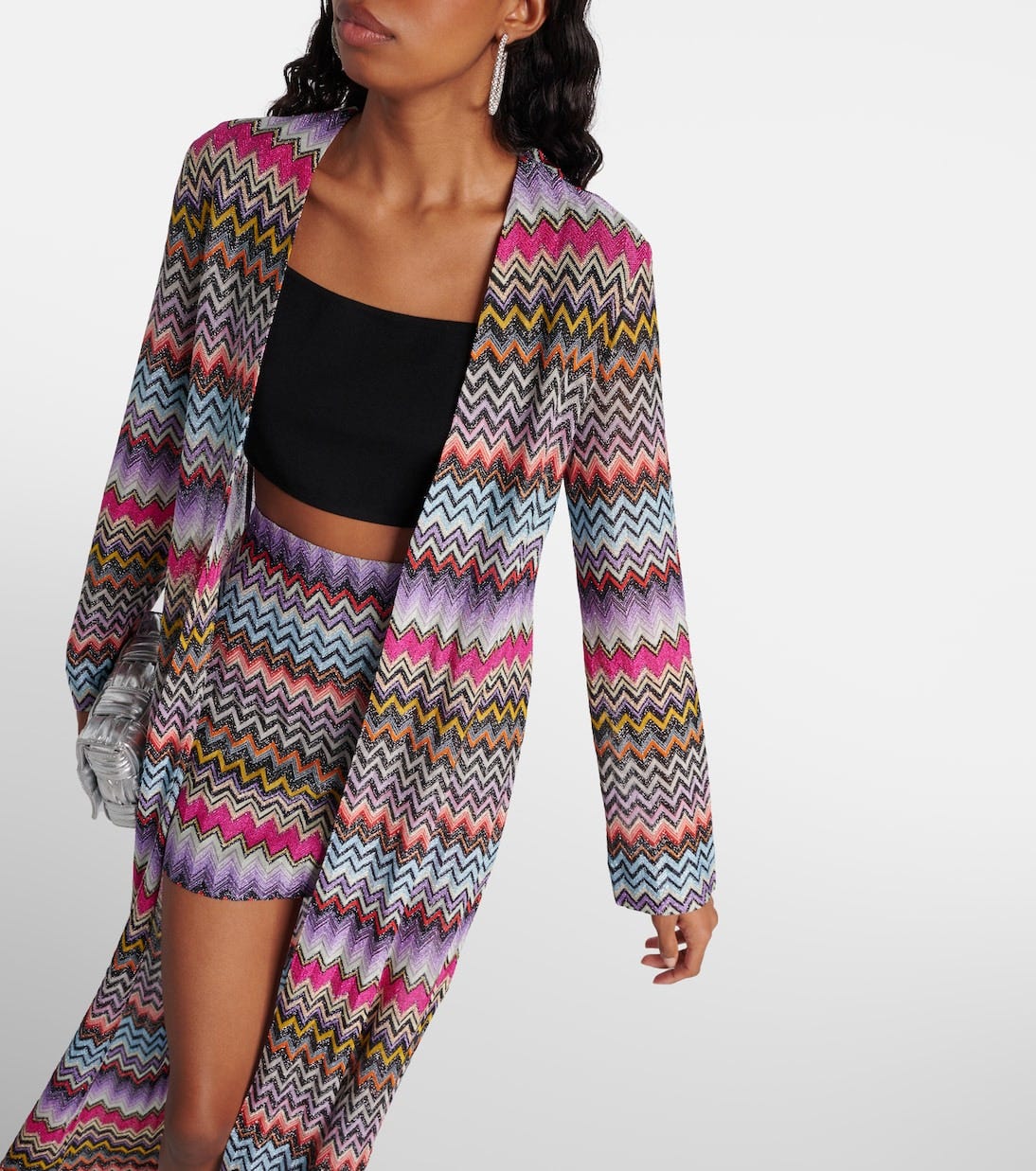 Zig Zag lamé cardigan | Missoni
