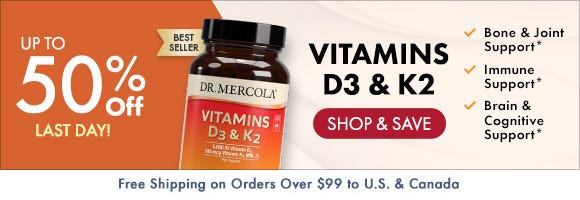 Get up to 50% Off on Vitamins D3 & K2 Get up to 50% Off on Vitamins D3 & K2