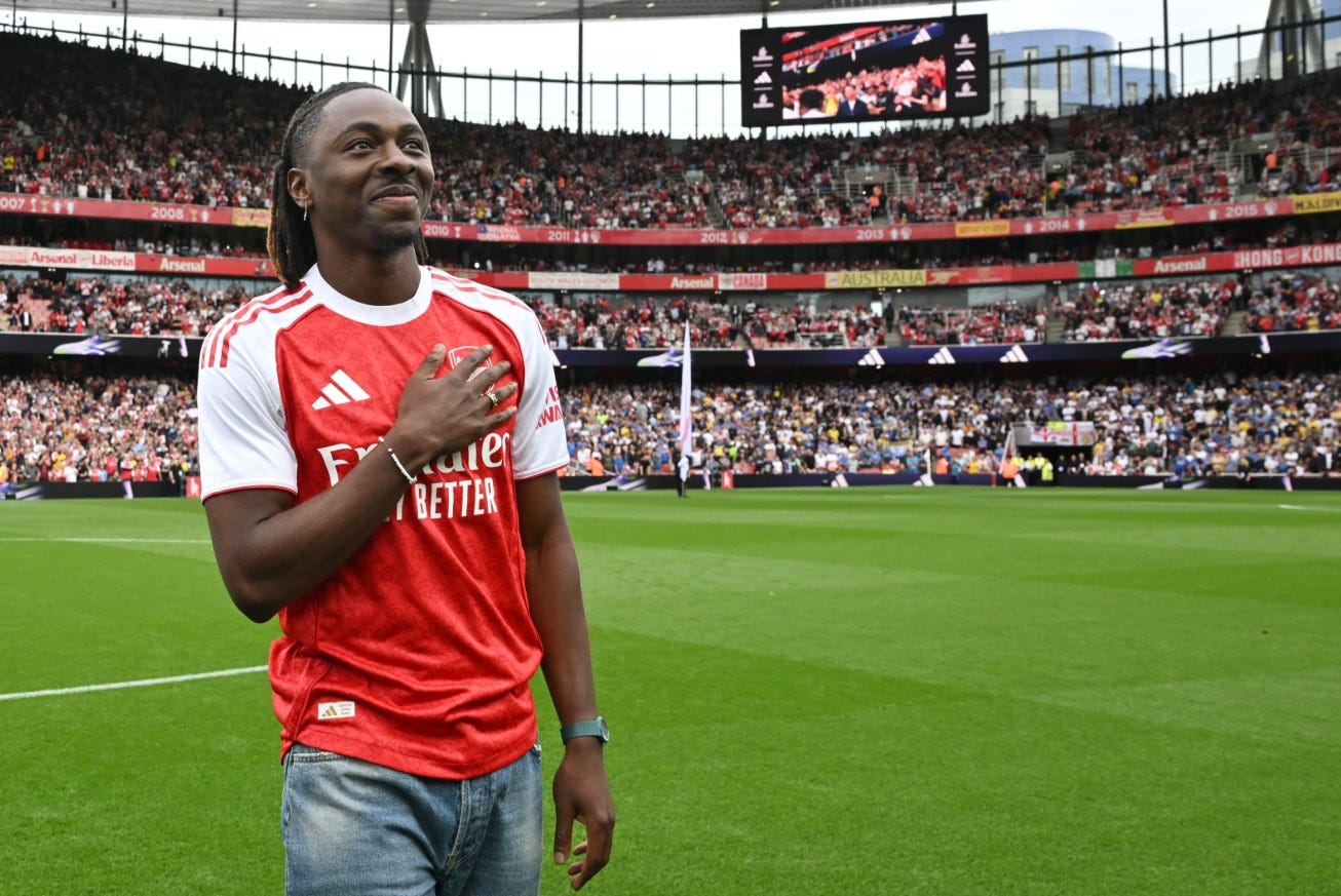 May be an image of 1 person, playing football, playing soccer and text May be an image of 1 person, playing football, playing soccer and text