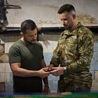 "Zelensky holds court with Ukraine’s most notorious neo-Nazi" by Alex Rubenstein