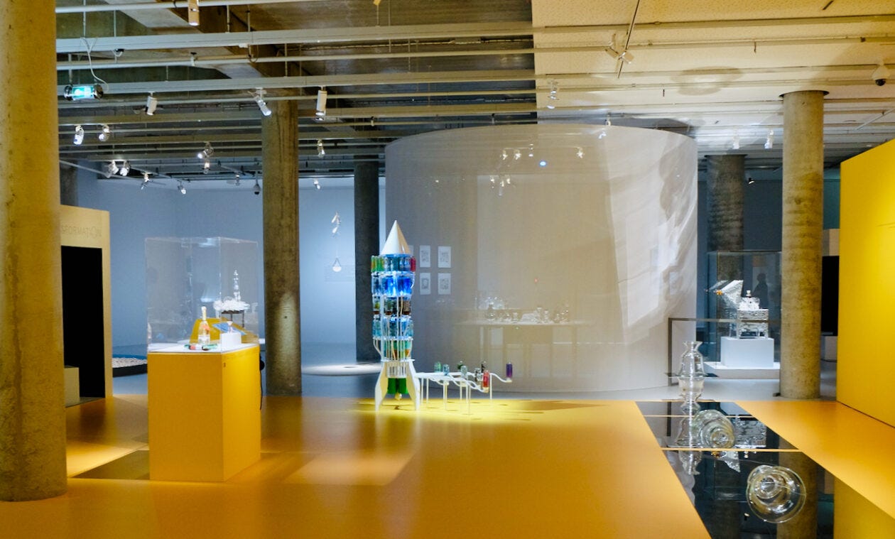 Detail from Renversant! Quand Art et Design S’Emparent du Verre, Cité du Vin, Bordeaux Detail from Renversant! Quand Art et Design S’Emparent du Verre, Cité du Vin, Bordeaux