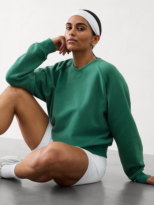 Image number 1 showing, Forever Fleece Relaxed Crew Sweatshirt