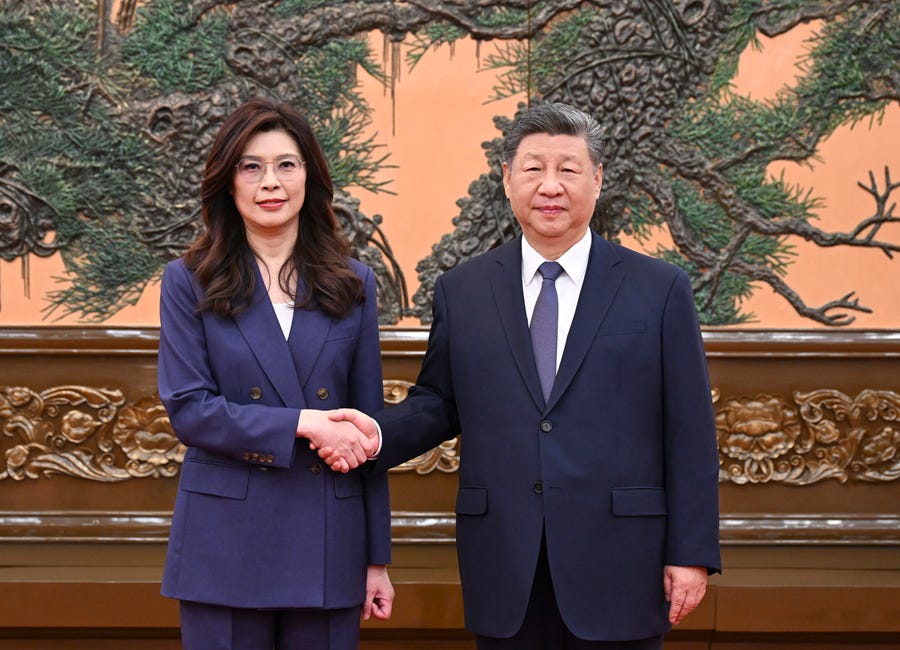 Full Transcript of Xi Jinping and Cheng Li-wun's Remarks and Cheng's Press Conference