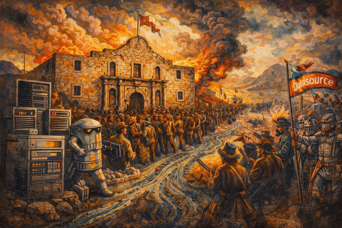 Data Distance Exemplified In Dramatic Ways Via The Alamo. Data Distance Exemplified In Dramatic Ways Via The Alamo.