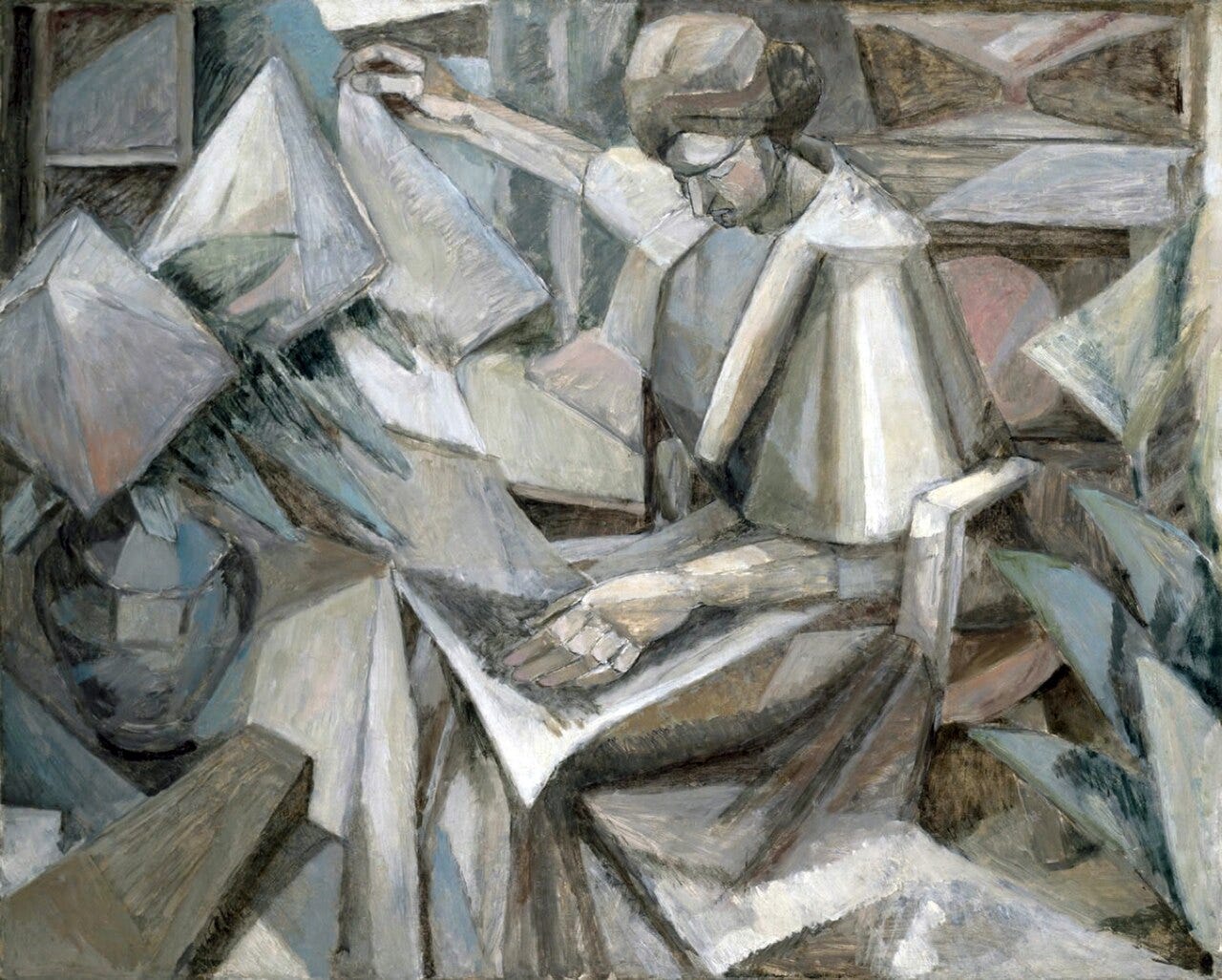 Femme aux Phlox by Albert Gleizes Femme aux Phlox by Albert Gleizes