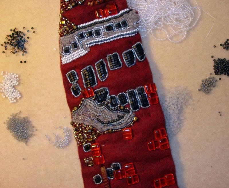 beaded beadwork Save Venice Italy St. Marks Square campanile erosion fiber art Basilica architecture bead embroidery blog relief painting beaded beadwork Save Venice Italy St. Marks Square campanile erosion fiber art Basilica architecture bead embroidery blog relief painting