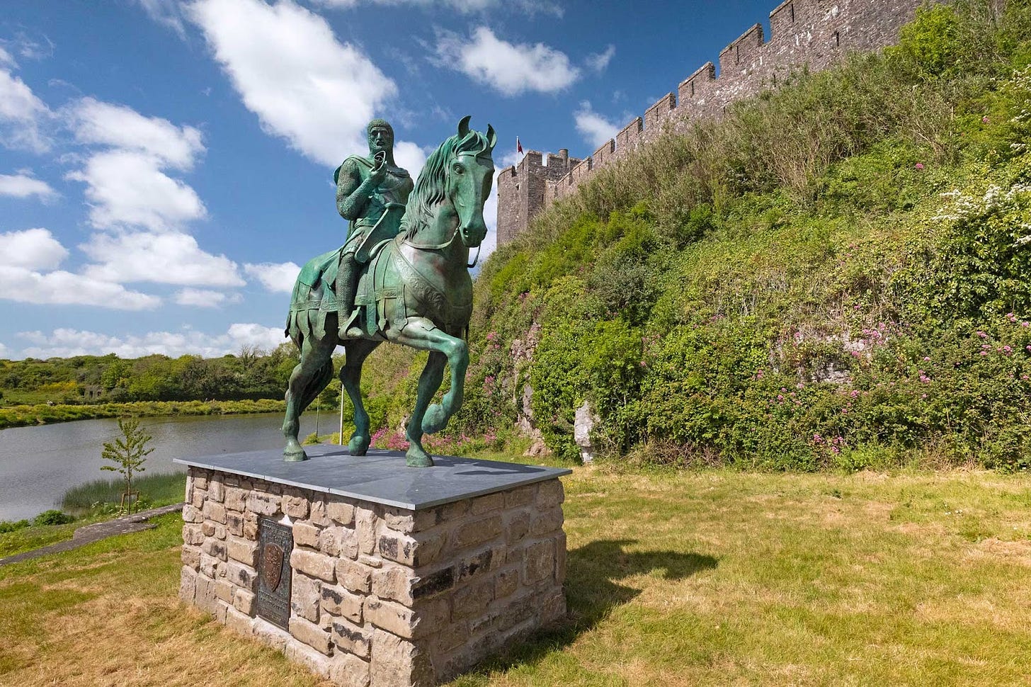 Sir William Marshall Statue at Pembroke Castle
