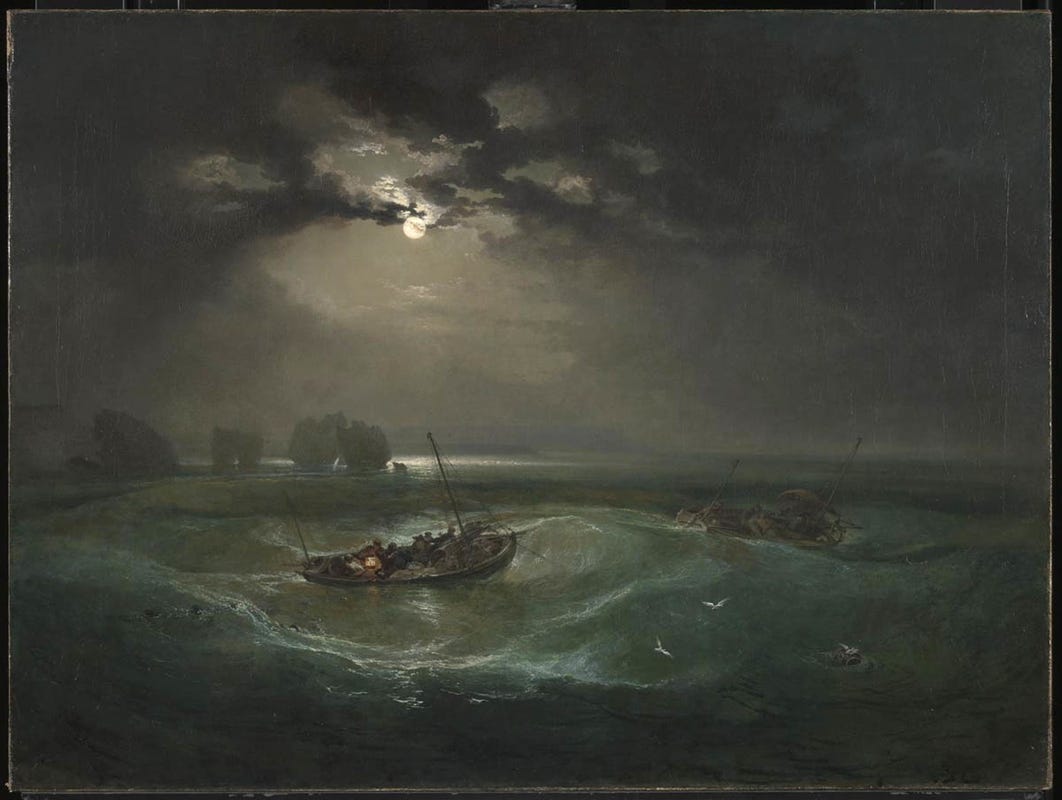 turner fishermen depictions of the moon turner fishermen depictions of the moon