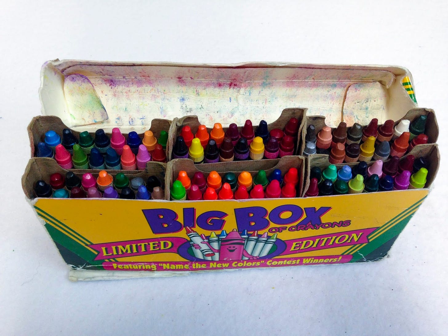 96 Count Crayola Limited Edition "Name the New Colors": What's Inside the  Box | Jenny's Crayon Collection