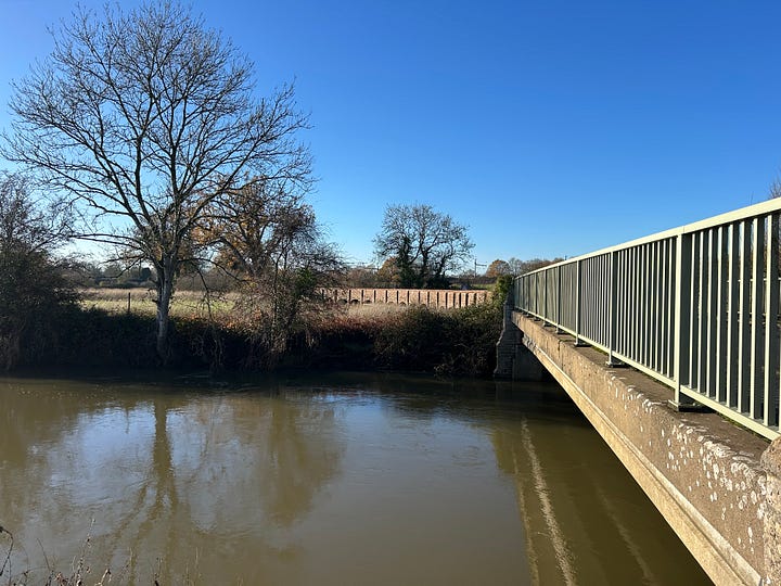 Maud Heath's Causeway crosses the River Avon and due to flooding this section is raised well-above road level with the Kellways Arches. Photos; Roland Millward